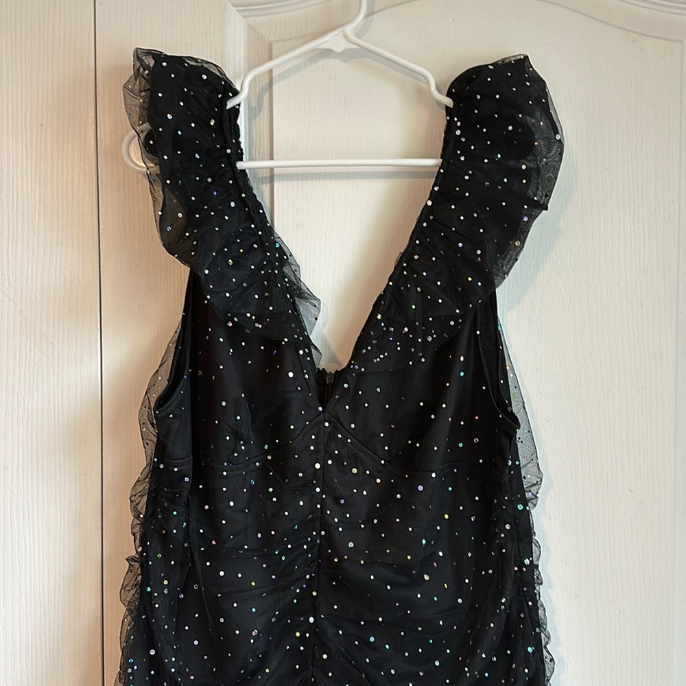 Sparkle mini dress
